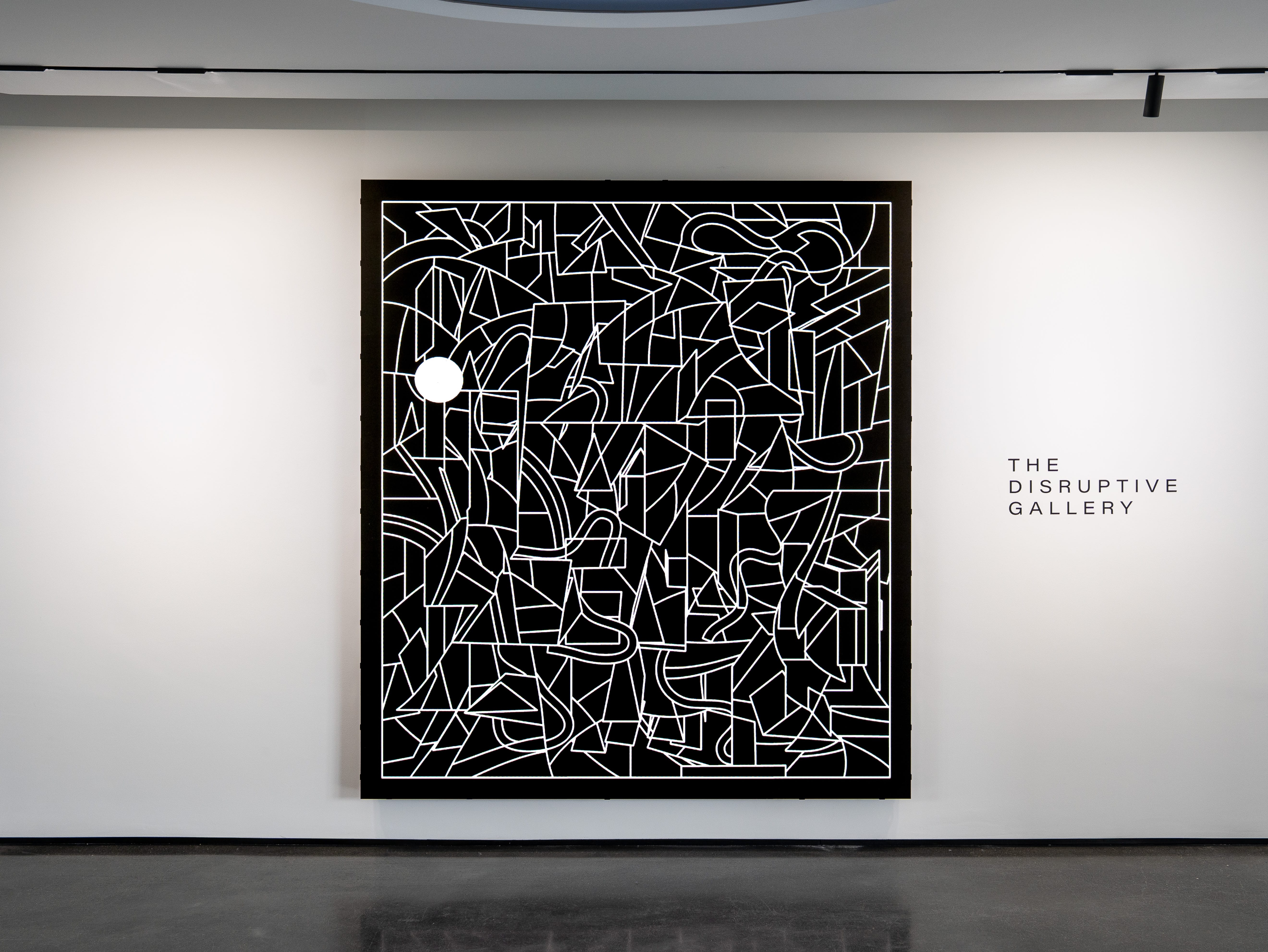 The entrance to the gallery show - the foundation of the algorithm